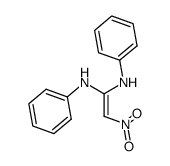 2-nitro-N,N'-diphenylethene-1,1-diamine结构式