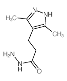 3-(3,5-dimethyl-1H-pyrazol-4-yl)propanohydrazide picture