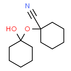 1-[(1-Hydroxycyclohexyl)oxy]cyclohexanecarbonitrile Structure