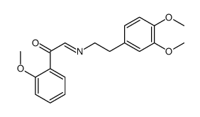 2-[2-(3,4-dimethoxyphenyl)ethylimino]-1-(2-methoxyphenyl)ethanone Structure