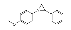 1-(4-methoxyphenyl)-2-phenylaziridine结构式
