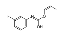 [(E)-prop-1-enyl] N-(3-fluorophenyl)carbamate结构式