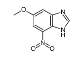 1H-Benzimidazole,6-methoxy-4-nitro-(9CI) structure