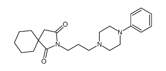 2-[3-(4-phenylpiperazin-1-yl)propyl]-2-azaspiro[4.5]decane-1,3-dione结构式