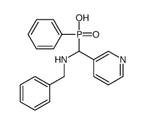 [(benzylamino)-pyridin-3-ylmethyl]-phenylphosphinic acid Structure