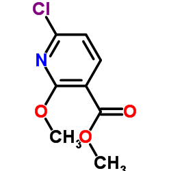 Methyl 6-chloro-2-methoxynicotinate Structure