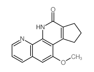 4-methoxy-1,2,3,10-tetrahydrocyclopenta[c][1,10]phenanthrolin-11-one结构式
