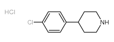 4-(4-氯苯基)哌啶盐酸盐结构式
