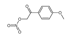 2-(4-methoxyphenyl)-2-oxoethyl nitrate Structure