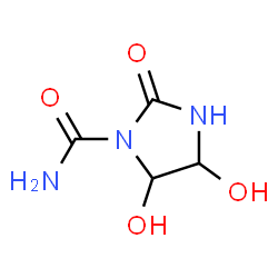 1-Imidazolidinecarboxamide,4,5-dihydroxy-2-oxo-(9CI) structure