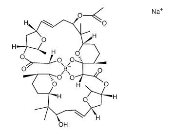 9-O-Acetylaplasmomycin结构式