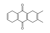 2,3-dimethyl-5,8-dihydroanthracene-9,10(1H,4H)-dione结构式