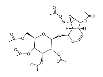 2',3',4',6,6',10-Hexaacetylcatalpol structure