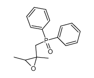 1-diphenylphosphinoyl-2-methyl-2,3-epoxybutane结构式