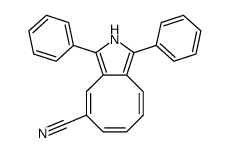 1,3-diphenyl-2H-cycloocta[c]pyrrole-5-carbonitrile结构式