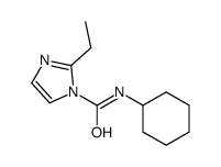 1H-Imidazole-1-carboxamide,N-cyclohexyl-2-ethyl-(9CI) structure