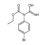 ethyl N-(4-bromophenyl)-N-carbamoylcarbamate结构式