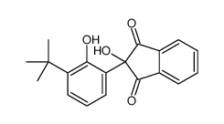 1,3-Indandione, 2-(3-tert-butyl-2-hydroxyphenyl)-2-hydroxy- picture