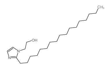 2-(2-heptadecylimidazol-1-yl)ethanol Structure