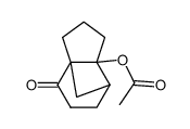 6-acetoxytricyclo[4.3.11,5]decan-2-one Structure