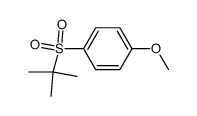 tert-butyl 4-methoxyphenyl sulfone结构式