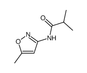3-isobutyroylamino-5-methylisoxazole Structure