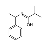 Propanamide, 2-Methyl-N-(1-phenylethyl)-结构式