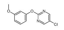 5-chloro-2-(3-methoxyphenoxy)pyrimidine结构式