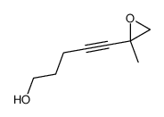 4-Pentyn-1-ol, 5-(2-methyloxiranyl)- (9CI)结构式