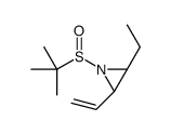 Aziridine, 1-[(R)-(1,1-dimethylethyl)sulfinyl]-2-ethenyl-3-ethyl-, (2S,3S)- (9CI)结构式