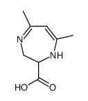 1H-1,4-Diazepine-2-carboxylicacid,2,3-dihydro-5,7-dimethyl-(9CI) Structure