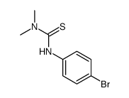 3-(4-bromophenyl)-1,1-dimethylthiourea Structure