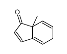 7a-methyl-5H-inden-1-one结构式