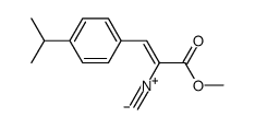 (Z)-2-Isocyano-3-(4-isopropyl-phenyl)-acrylic acid methyl ester结构式