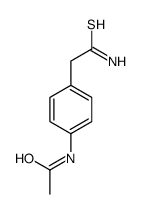 N-[4-(2-amino-2-sulfanylideneethyl)phenyl]acetamide结构式