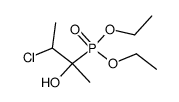 diethyl 1-hydroxy-1-methyl-2-chloropropylphosphonate Structure