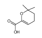 2,2-dimethyl-3,4-dihydropyran-6-carboxylic acid结构式