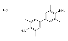 4-(4-amino-3,5-dimethylphenyl)-2,6-dimethylaniline,hydrochloride Structure