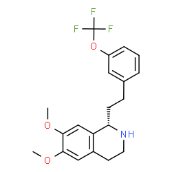 6,7-DIMETHOXY-1-[2-(3-TRIFLUOROMETHOXY-PHENYL)-ETHYL]-1,2,3,4-TETRAHYDRO-ISOQUINOLINE Structure