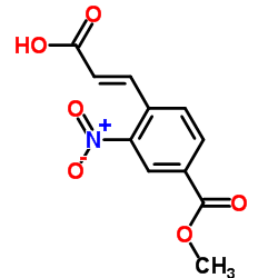 (E)-3-(4-(METHOXYCARBONYL)-2-NITROPHENYL)ACRYLIC ACID picture