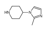 Piperidine, 4-(2-methyl-1H-imidazol-1-yl)- (9CI) picture
