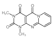 1,3-dimethyl-2H-pyrido<1,2-a>pyrimido<4,5-d>pyrimidine-2,4-5(1H,3H)-trione Structure