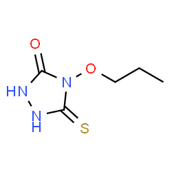1,2,4-Triazolidin-3-one,4-propoxy-5-thioxo-(9CI)结构式