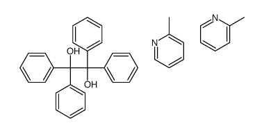 2-methylpyridine,1,1,2,2-tetraphenylethane-1,2-diol结构式