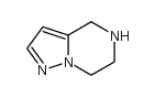 4,5,6,7-四氢吡唑并[1,5-a]吡嗪结构式