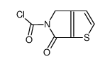 5H-Thieno[2,3-c]pyrrole-5-carbonyl chloride, 4,6-dihydro-6-oxo- (9CI) structure
