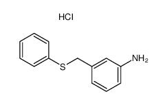 3-[(phenylthio)methyl]aniline hydrochloride结构式