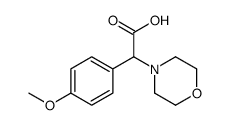 2-(4-Methoxyphenyl)-2-Morpholinoacetic Acid结构式