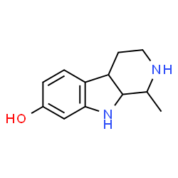 1H-Pyrido[3,4-b]indol-7-ol,2,3,4,4a,9,9a-hexahydro-1-methyl-(9CI) structure