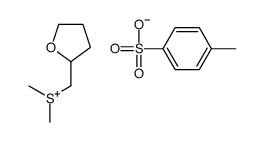 dimethyl(oxolan-2-ylmethyl)sulfanium,4-methylbenzenesulfonate Structure